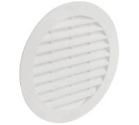 Grille d'aération - WALLAIR - N32920 - Plastique - Ø tube: 10 cm - Couleur: Blanc