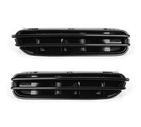 Grille d'aérations latérales, 2 pièces noir brillant grille d'aile latérale grille d'aération évents de remplacement pour E60 E61 M5 2006-2010