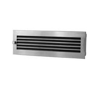 Grille d'air chaud en acier inoxydable moderne - CB-tec 45 x 15 cm