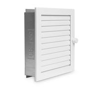 Grille d'air chaud standard en saillie - CB-tec blanc, 45 x 23 cm