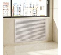 grille d'air de retour Couvercle D'aération Mural En Métal Beige, Couvercles De Radiateur De Grille D'air De Retour À Persiennes Pour La Maison/centre Commercial(L 180 cm x W 60 cm)