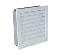 Grille d'air froid standard en saillie - CB-tec blanc, 23 x 23 cm