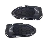 Grille d'Antibrouillard Compatible Avec 2018 2019 Voiture Pare-chocs Avant Feu Antibrouillard Garniture Calandre Cadre Couvercle Coque Capuchon Capot Couvercle Sans Trou De Lampe(Left and right)
