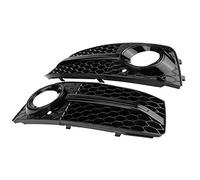 Grille de antibrouillard avant, 2pcs pour grilles de projecteur antibrouillard noir brillant RS4 pour B8 2009-2012