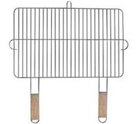 Mastergrill Grille de barbecue MG255 Master Grill & Party Acier chromé 54 x 34 cm poignées en bois