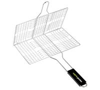Grille de barbecue 6 steaks et 2 hamburgers 35 x 21 cm