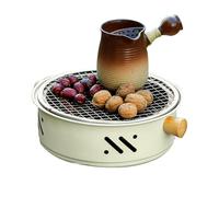 Grille de barbecue à charbon portable pour barbecue coréen - Dimensions : | Table - Barbecue électrique portable petit barbecue au charbon | Appareils ménagers Grille de camping coréenne S
