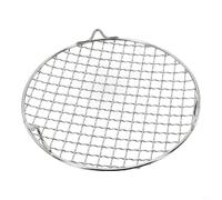 Grille de barbecue avec pieds en acier inoxydable pour cuisine extérieure et intérieure (20 cm)