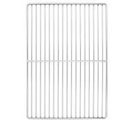 Grille de barbecue avec poignées rectangulaire 47x32,5 cm en acier inoxydable 304