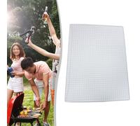 Grille de barbecue carrée en acier inoxydable 304,grille en fil T1 carbone,filet de cuisson,outil de cuisine coréen - Type 45X30cm