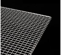 Grille de barbecue carrée en acier inoxydable pour grille de cuisson au carbone 60 x 30 cm
