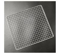 Grille de barbecue en acier inoxydable - 26 x 24 cm - Grille de rechange pour rôtir et fumer - Durable, facile à nettoyer, parfait pour la cuisine en plein air