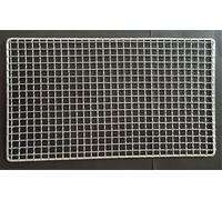 Grille de barbecue en acier inoxydable 304 pour cuisson en plein air, grille carrée/rectangulaire, 37 x 27 cm