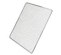 Grille de barbecue en acier inoxydable - 40 x 25 cm - Filet de cuisson, vidange d'huile, filet de barbecue pour barbecue au charbon de bois, pique-nique, camping en plein air