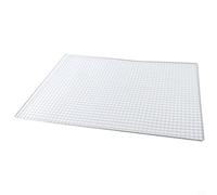 Grille de barbecue en acier inoxydable, grille de barbecue en acier inoxydable, grille de rechange, pour camping, barbecue, outil de pique-nique en plein air (cadre 3,4, 60 x 40 cm)