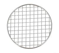 Grille de barbecue en acier inoxydable - Grille de cuisson multifonction pour griller, cuire à la vapeur et refroidir - 180 mm de diamètre, design en fil croisé