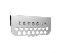 Grille de barbecue en acier inoxydable pour barbecue à dessus plat, 11 x 15 cm, accessoire pour camping en plein air et cuisine à la maison, argenté