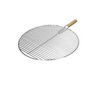 Grille de Barbecue en Acier Inoxydable, Ronde, Ø 54,5 cm, avec Poignées