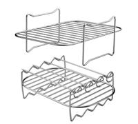 Grille de barbecue en acier inoxydable - Support extensible en acier inoxydable pour la randonnée, le camping, l'extérieur, offrez-vous cette grille de barbecue polyvalente qui convient pour griller