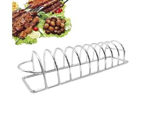 Grille de Barbecue Extra Longue en Acier Inoxydable | Passe au Lave-Vaisselle - Accessoire de Cuisine Anti-adhésif pour friteuse à air, Barbecue, Camping, Pique-Nique, arrière-Cour