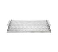 Grille de barbecue | Garniture de barbecue en acier inoxydable pour cuisson extérieure, fixation de couple avec gouttière de drainage pour patio, sorties familiales, fêtes de jardin