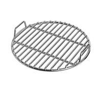 Grille de barbecue - Grille de barbecue ronde en acier inoxydable - Antiadhésive - Résistante à la chaleur - Pour extérieur, camping, pique-nique, arrière-cour, voyages, fêtes