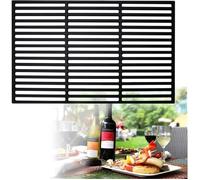 Grille de barbecue - LZQ - Rectangulaire - Fonte émaillée - 54 x 34 cm - Robuste et durable
