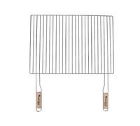 Grille de barbecue - Master Grill MG252 - Acier chromé - Poignées en bois - 54x38 cm