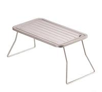 Grille de barbecue portable en titane pliable et légère, idéale pour la randonnée, le pique-nique