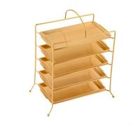 Grille de barbecue rectangulaire en acier inoxydable 304 avec étagères à plusieurs niveaux pour le rangement de la cuisine commerciale et une mobilité facile entre les zones de préparation (K)