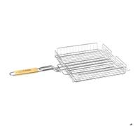 AC-Déco Grille Panier pour Barbecue - 34 x 31 cm - Métal chromé