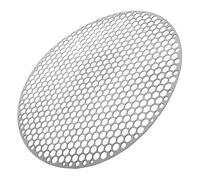 Grille de Barbecue Ronde 30cm en Acier Inoxydable pour Cuisson Extérieure | Maille Argentée, Résistance Haute Température, Nettoyage Facile, pour Brochettes