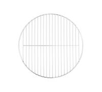 vidaXL Grille de barbecue ronde Ø40 cm - Acier inoxydable 304 - Remplacement - Bois G