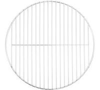 vidaXL Grille de barbecue ronde Ø40 cm - Acier inoxydable 304 - Remplacement - Bois G