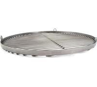 Grille de barbecue RONDE - 80cm en acier inoxydable - Produit artisanal - Germany avec 3 œillets de suspension