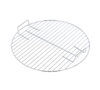 Grille de Barbecue Ronde en Acier chromé, diamètre 43,5 cm, Compatible avec Tom 345470 Brighton et Tom 317470 EL Paso, Facile à Nettoyer, poignées latérales, SOMAGIC