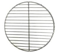 Grille de barbecue ronde en acier inoxydable 304, filets de rôtissage for la maison, outil de gril à bacon, filets en fer, accessoires de barbecue, tapis de barbecue antiadhésif Pour Camping(29cm)