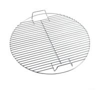 Grille de barbecue ronde en acier inoxydable avec ventilation réglable Idéal pour une utilisation en extérieur 44-5 cm,Cuisson Uniforme,Montage Rapide Sans Outils