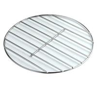 Grille de barbecue ronde en acier inoxydable, filets de rôtissage for la maison, outil de gril à bacon, filets en fer, accessoires de barbecue, tapis de barbecue antiadhésif Pour Camping(35.8cm)
