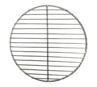 Grille de barbecue ronde en acier inoxydable, filets de rôtissage for la maison, outil de gril à bacon, filets en fer, accessoires de barbecue, tapis de barbecue antiadhésif, grille(35cm Diameter)