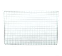 Grille de barbecue surélevée en maille pour la cuisson sur les grills, feux de camp et supports de feu de camp (40 x 25 cm)