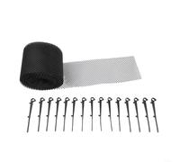 Grille de barrière de gouttière conçue pour s'adapter aux profils de gouttière standard sans découpe nécessaire pour la plupart des installations courantes (15 cm x 20 m)