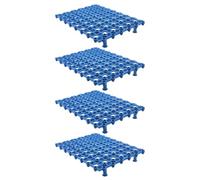 Grille de Bassin Rectangulaire 20x14,8x4 Pouces, Plastique | Pieds, Assemblage Modulaire, Structure à Support Inférieur, pour Bassin Intérieur et Patio