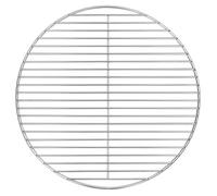 vidaXL Grille de BBQ Argent Ø43 cm Acier Inoxydable
