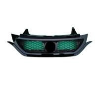 Grille de calandre avant Accessoires De Calandre Pour CRV 2012-2015 Séparateur Pare-chocs Avant En ABS, Motif Nid D'abeille, Noir Et Argent, Style Automobile grille de four(Glossy Black)
