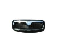 Grille de calandre avant avec contour chromé compatible avec Skoda Fabia 1 phase 2 2004-2007