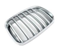 Grille de calandre avant Calandre Pare-chocs Avant Avec Contour Chromé Et Lamelles Argentées Pour BMW X3 F25 2010 2011 2012 2013 grille de four(Côté droit)