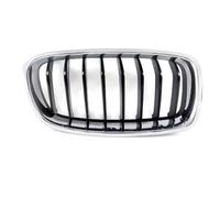 Grille de calandre avant - Chrome & Noir - Accessoires Auto - Pour BMW Série 3 F30/F31/F35 (2012-2018)