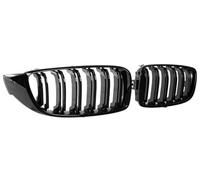 Grille De Calandre Avant Compatible Pour La Série 4 F32 F33 F36 (2013-2019) Pour M3 Pour M4 Doubles Lattes Grilles Noires Brillantes Grille de Devant