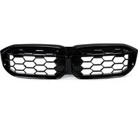 Grille de calandre avant de style diamant, adaptée à la BMW Série 3 G20, finition noire brillante, diamant noir